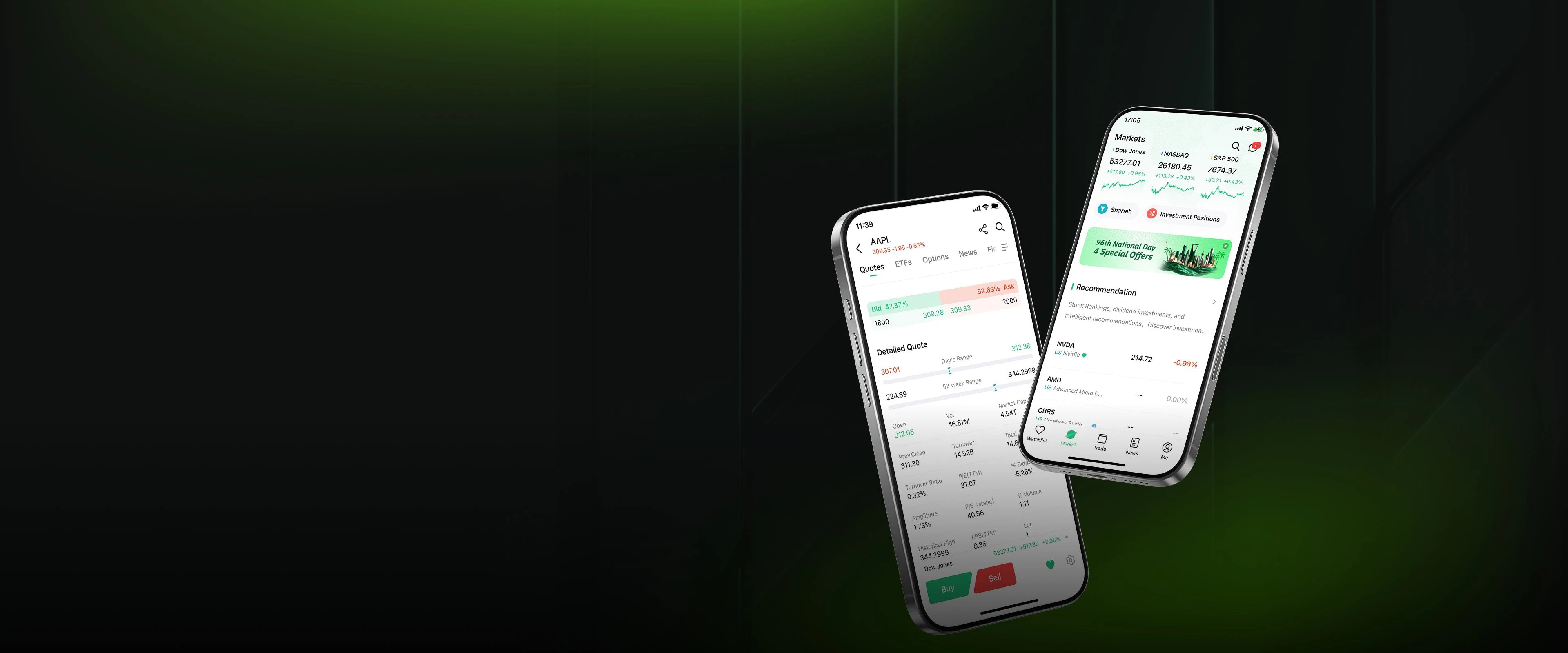 Download the tickrs app